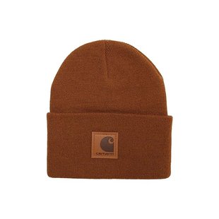 潮奢 Carhartt 卡哈特 男士 针织小便帽 brown棕色 舒适时尚