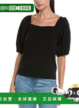 自营 Nation LTD Naya Top-黑色 美国奥莱直发上衣