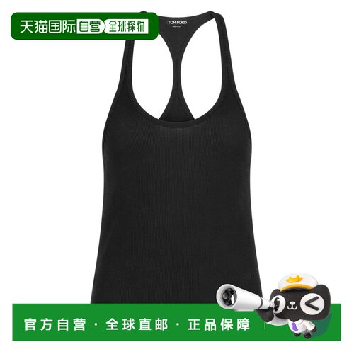 香港直邮TOM FORD 女士T恤 TSJ634JEX183NAA SS2026 黑色 Tops Wi
