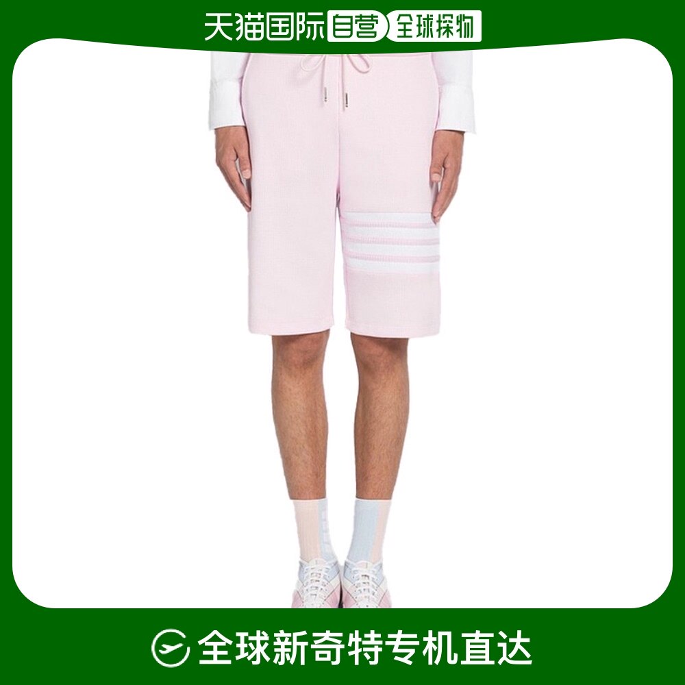 香港直邮thom brown汤姆布朗男士短裤粉色宽松休闲得体百搭前卫
