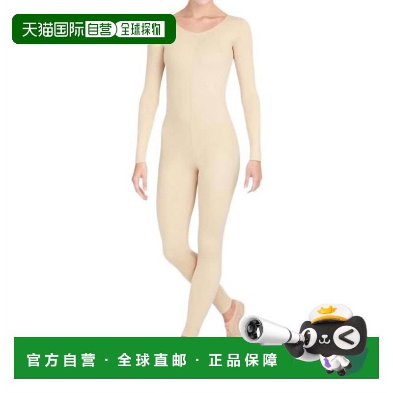 自营 capezio成人长袖连体衣裸体-裸体 美国奥莱直发性感