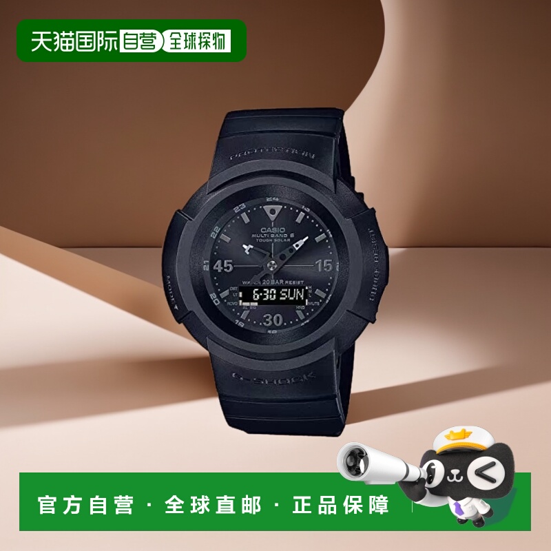 【日本直邮】卡西欧G-SHOCK波 AWG-M520BB-1AJF男士黑色