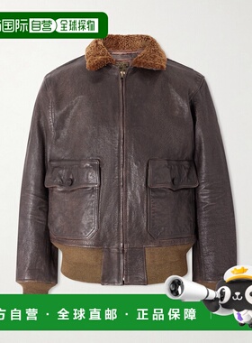 香港直邮ralph lauren rrl 拉夫 劳伦RRL 男士 毛羊皮夹克 782P05