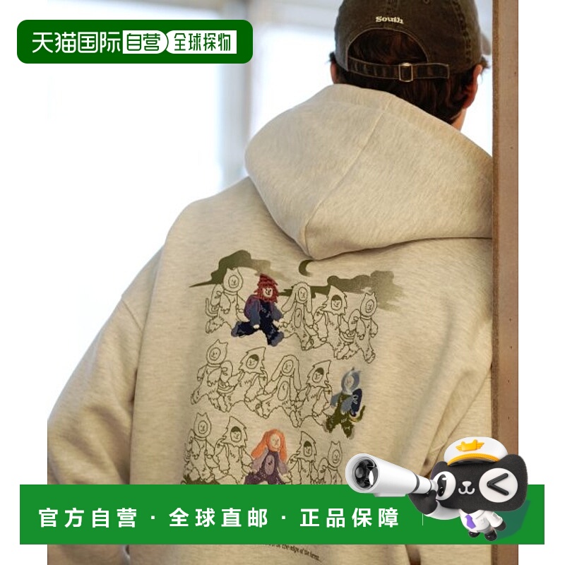 韩国直邮WV PROJECT 男士连帽衫5003843827 Runs Hood Oatmeal JI