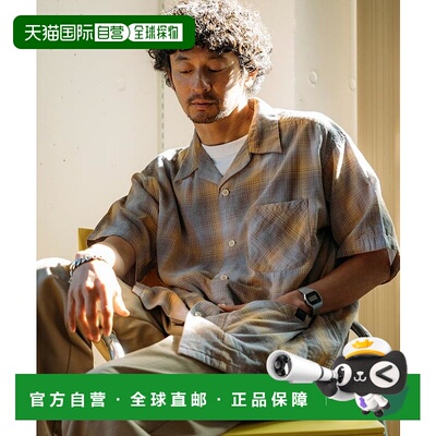 1h可退 日本直邮PENDLETON 男士别注双层格纹短袖衬衫 1006264500