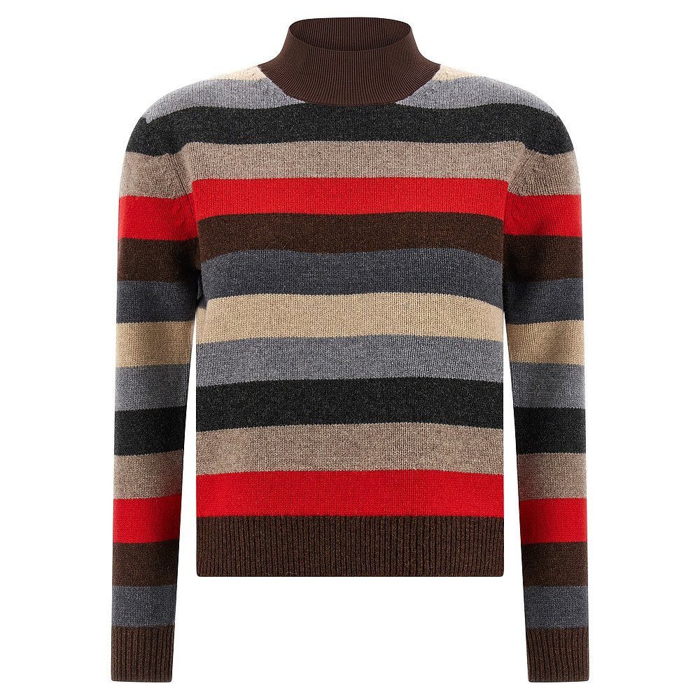TORY BURCH 女士针织衫 174720617 AW2025 花色 Striped sweater