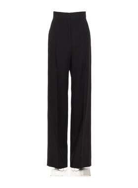 VALENTINO 女士休闲裤 BRB5Y08MC0NO CO 黑色 直筒休闲裤