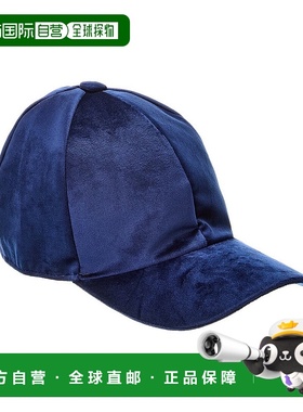 自营 Surell Accessories 天鹅绒棒球帽 - 蓝色 美国奥莱直发