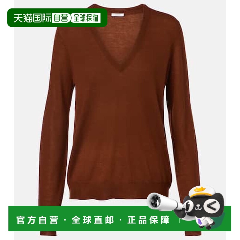 1h可退 香港直邮JOSEPH 约瑟夫 女士 羊绒毛衣 brown棕色 舒适时