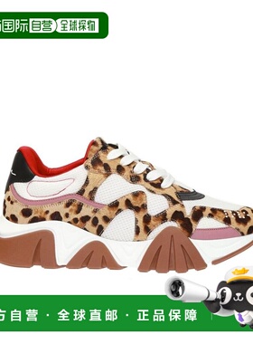 自营Versace Leather Chunky Men's Sneakers - beige 美国奥莱直