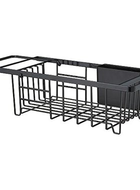 日本直邮Yamazaki山崎 可伸缩沥水篮 沥水架 黑色 tower