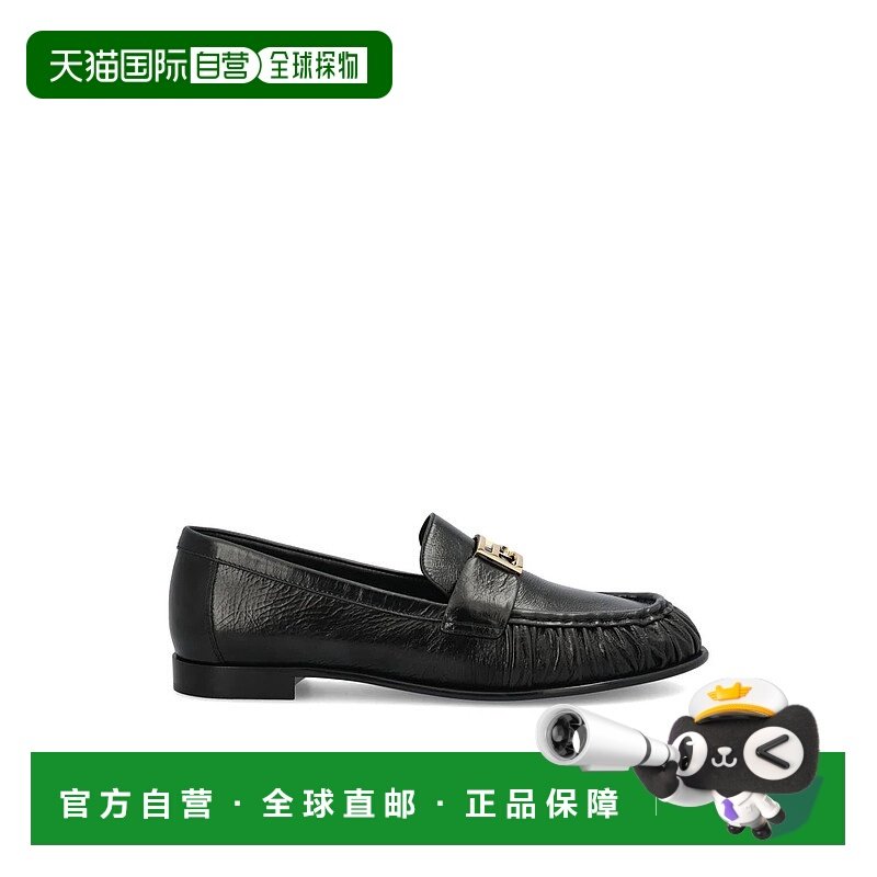 香港直邮FENDI 女士芭蕾乐福鞋 8D8756NBAF0QA1AI25 AW2025 黑色