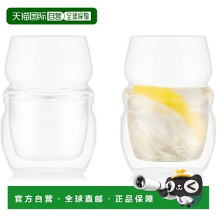 【日本直邮】BODUM 玻璃杯 平底酒杯 FYN Finn 双层香薰杯 150ml