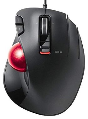 日本直邮ELECOM宜丽客轨迹球鼠标5键M-XT2URBK-G办公绘画鼠标