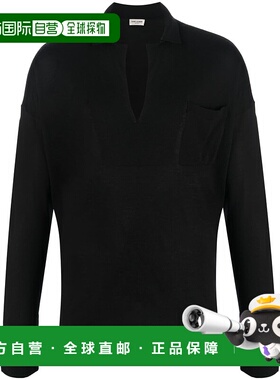 1h可退 香港直邮Saint Laurent 圣罗兰 男士 长袖Polo衫 729982YA