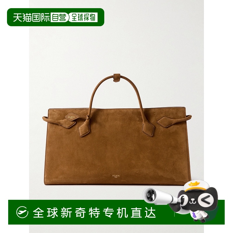 1h可退 香港直邮潮奢 Alaia 女士 横款牛巴革手提包 AA1S14042CA2