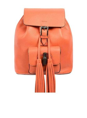 Gucci BAMBOO SAC系列双肩包 387149A7M0N