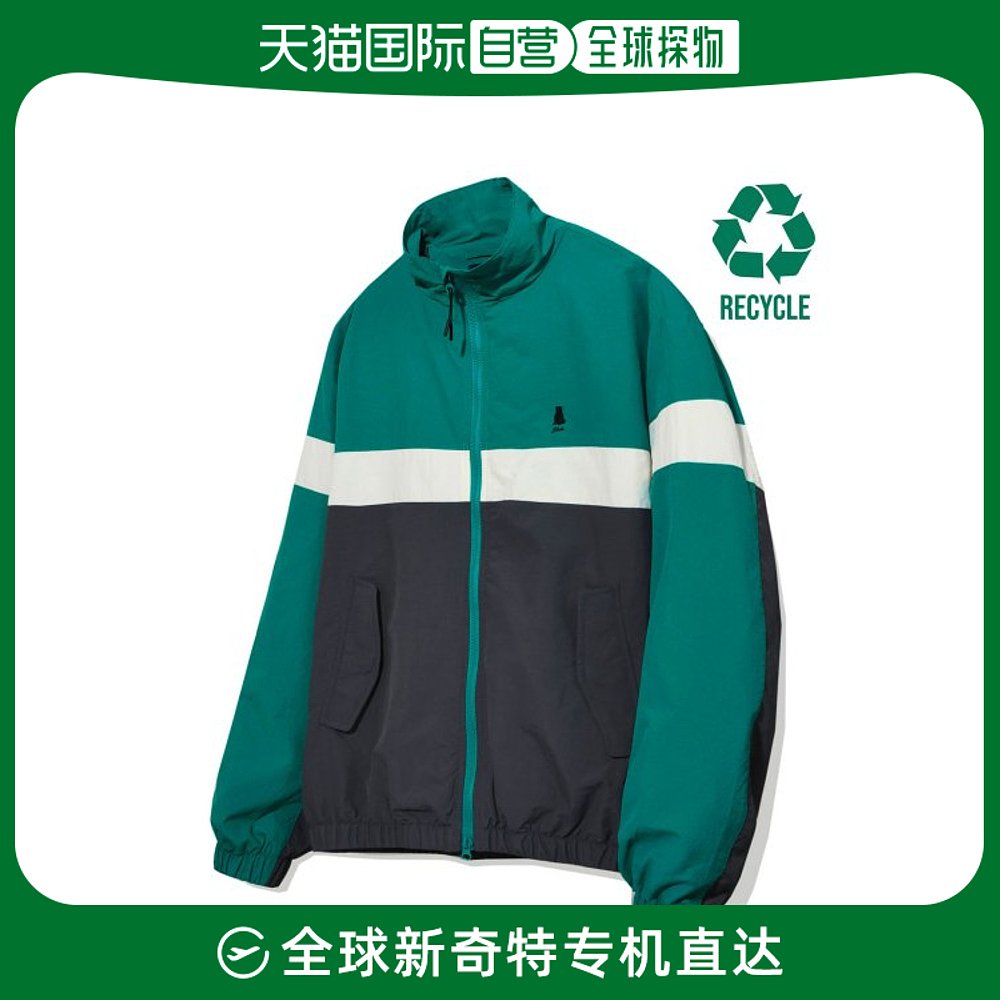 韩国直邮YALE RECYCLE NYLON TRACK BLOUSON GREEN运动卫衣/套头Y