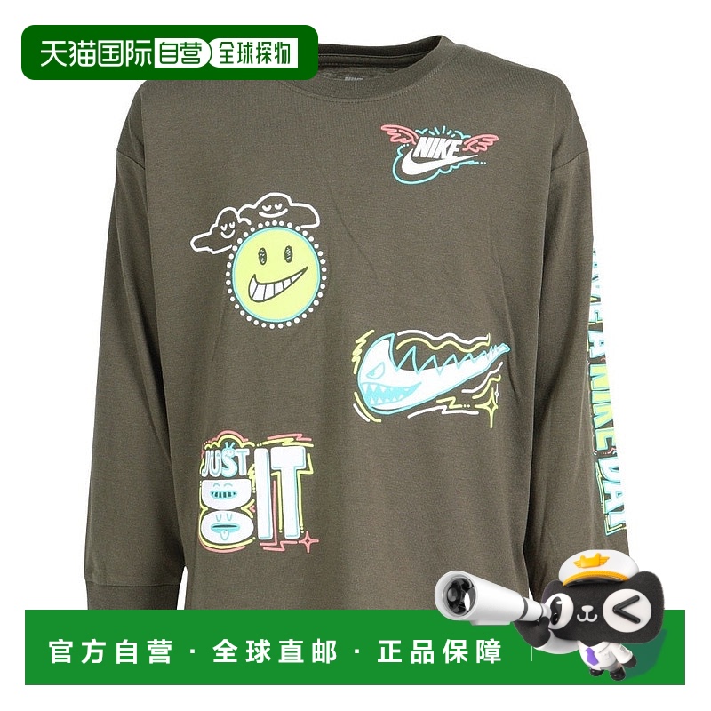日本直邮NIKE-耐克（儿童）初级船员运动衫艺术游戏轻松76L109-F8