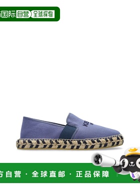 香港直邮KENZO 女士休闲鞋 FF62ES052FS565 AW2025 蓝色 Espadril