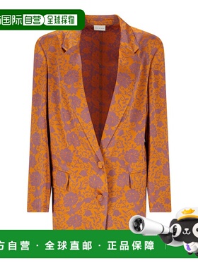 自营 dries van noten花提花运动夹克-橙色-橙色 美国奥莱直发