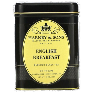 香港直发Harney＆Sons哈尼 桑尔丝英式早餐混合红茶清爽香气113g