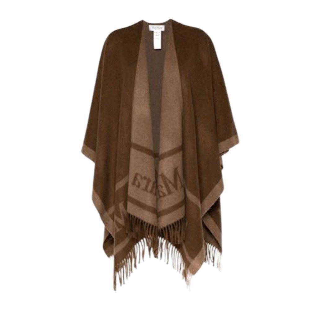 MAX MARA 女士外套 4546075106007 AW2025 棕色 提花斗篷