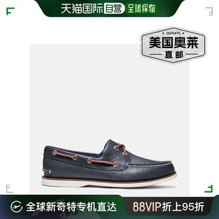 timberland男士 直发 经典 蓝色 美国奥莱 眼船鞋