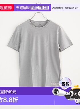 日本直邮TAION 美利奴羊毛内衣 T恤〈半袖〉 美利奴羊毛内衣半袖T