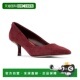 Pliner red Calibra 自营Donald Suede Pump 美国奥莱直发单鞋