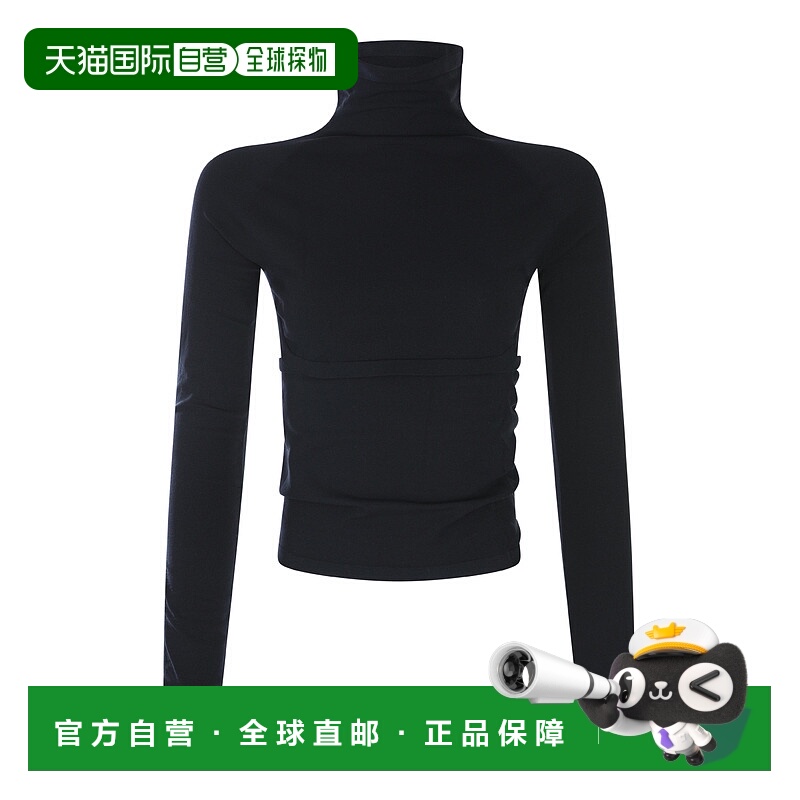 香港直邮Alaia 女士 黑色上衣 AA9H1368K127B black黑色 舒适时尚