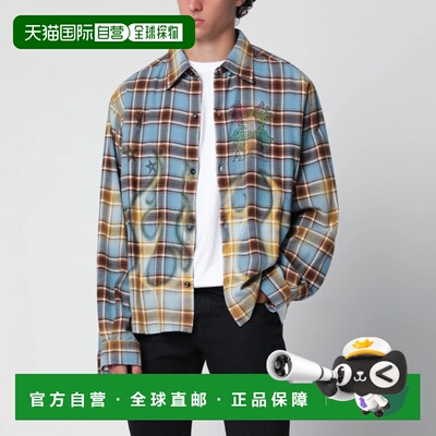 香港直邮AMIRI 男士衬衫 AMTOSH1187CO420 AW2026 花色 MA Quad B