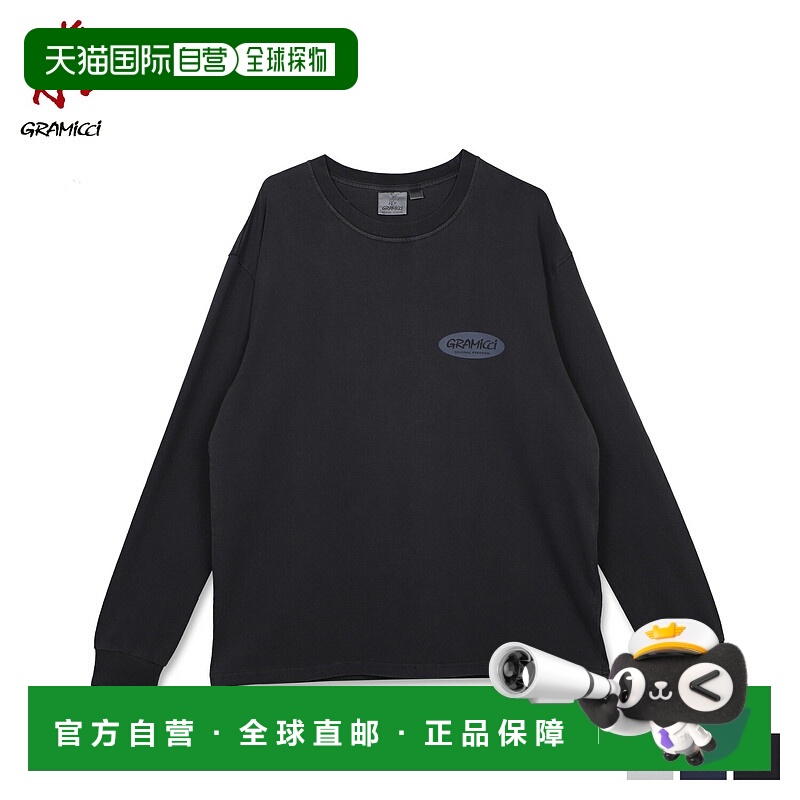 日本直邮GRAMICCI T恤长 T 型剪裁 Original Freedom Oval男士 棉