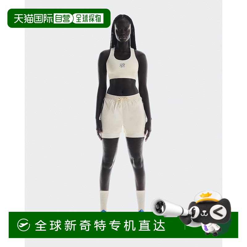 欧洲直邮On昂跑 LOEWE×On联名系列女士象牙白再生聚酯纤维反光标
