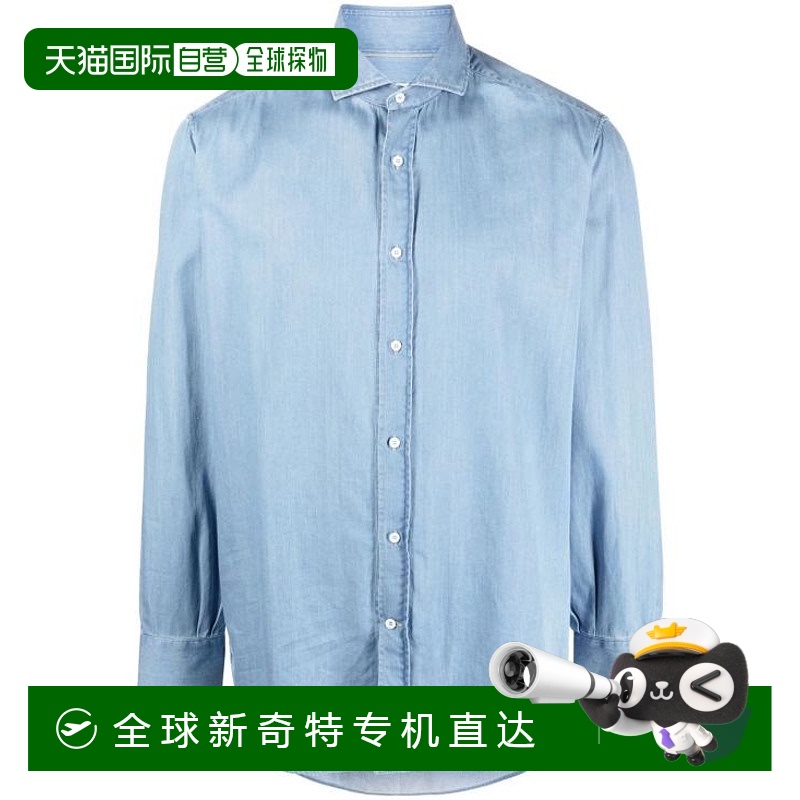 韩国直邮BRUNELLO CUCINELLI25SS长袖衬衫男MR6830028 C008Clear