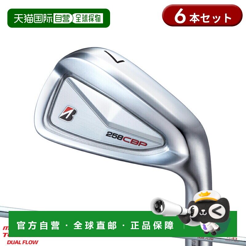 日本直邮右手款 Bridgestone Golf 258CBP 铁杆组（6支球杆）配备