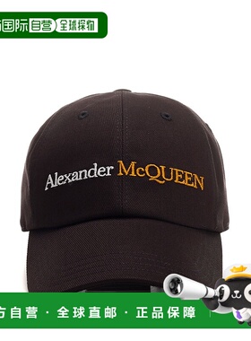 香港直邮ALEXANDER MCQUEEN 男士帽子 7820624105Q1080高级感正品