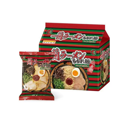 Гонконгская прямая почта Япония Ичиран Рамен Оригинальный суп Рамен Мгновенный Ролл Лапша 5-го пехота.