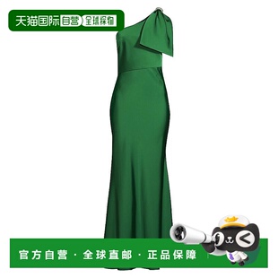 Babi Sachin Aubrey 单肩绸缎礼服 连衣 1h可退 女装 美国直邮