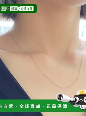 日本直邮Karlas 男女同款 45cm外科钢项链 细链可调节防过敏 ft00