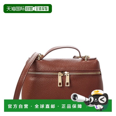 自营 persaman new yorkPersaman纽约Livia皮革交叉车身-棕色 美