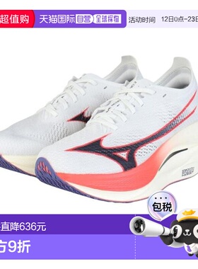 日本直邮MIZUNO 波浪叛逆者专业版3 跑步训练鞋 [U1GD2…] 白色