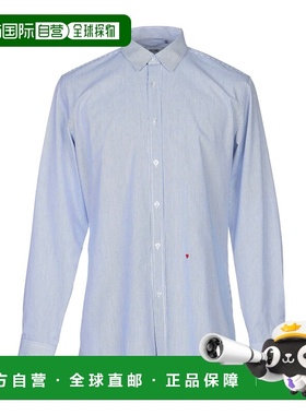 香港直邮Moschino 莫斯奇诺 男士 条纹衬衫 blue蓝色 舒适时尚