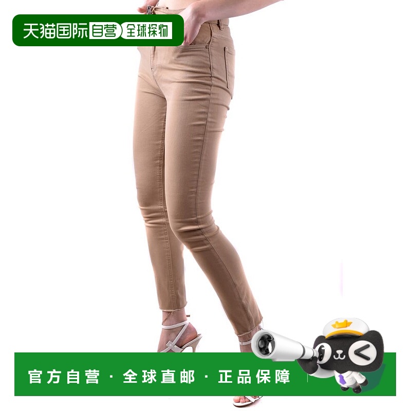 1h可退 香港直邮PINKO 女士休闲裤 SUSAN24D07BEIGE SS2022 棕色