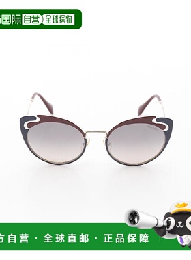 日本直邮中古Miu Miu缪缪女B级9新sunglasses墨镜不锈钢其他红色