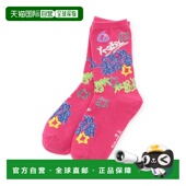 Stages 日本直邮X girl 涂鸦印花中筒袜