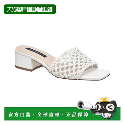 自营 French Connection女士波浪凉鞋-白色 美国奥莱直发法式