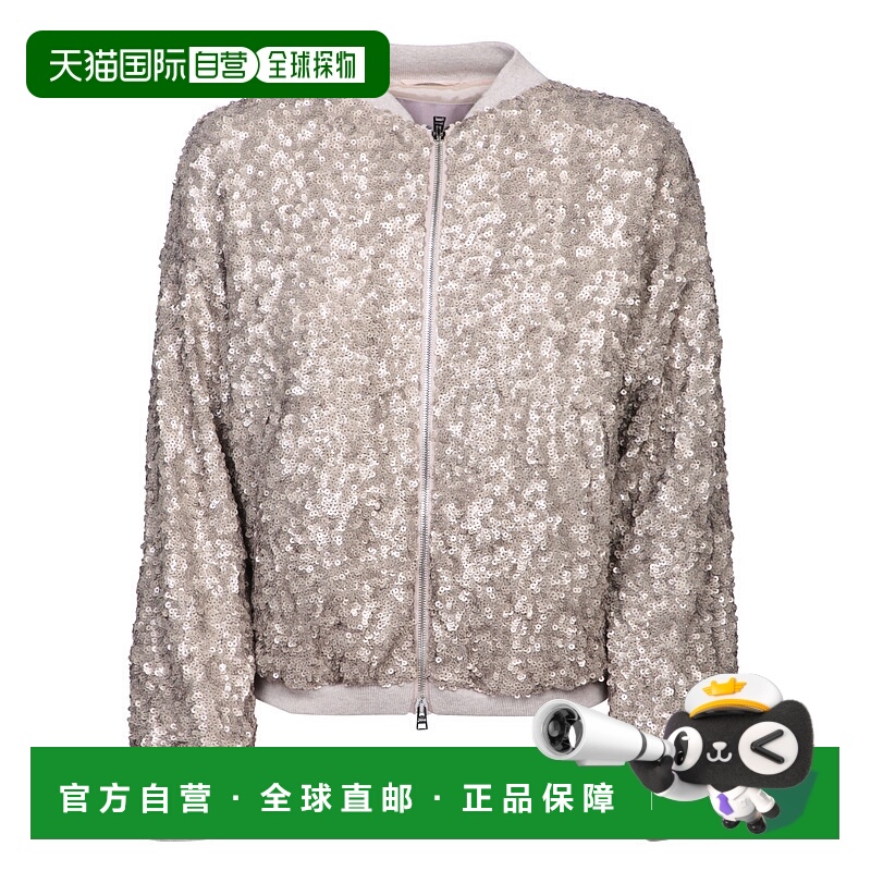 1h可退 香港直邮HERNO 女士外套 GI00027DR126472035METALLIC AW2
