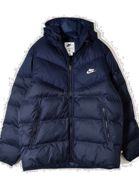 韩国直邮nike耐克男款羽绒服连帽保暖防风防水FB8185-410高端流行
