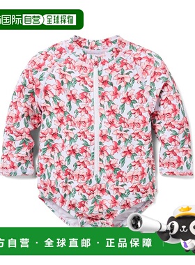 自营Janie and Jack Baby Recycled Floral Rash Guard Swimsuit